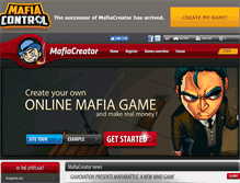 Tablet Screenshot of mafiacreator.com