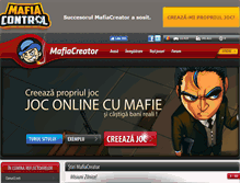 Tablet Screenshot of mafiacreator.ro